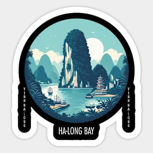 ha long bay Sticker